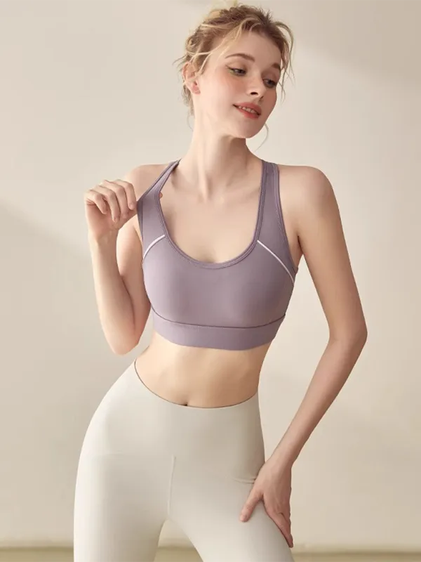 Yasmin Running Fitness Vest Shockproof Push-Up Sports Bra